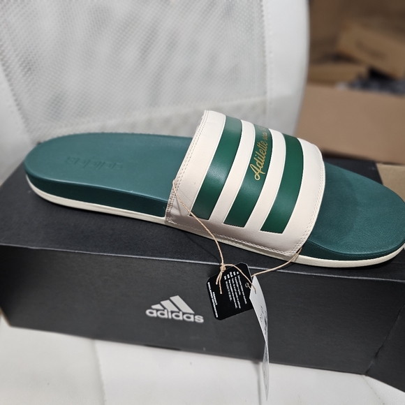 ADIDAS ADILETTE 1972 GREEN SANDALS SLIDES MEN'S SIZE 17 - Picture 7 of 8